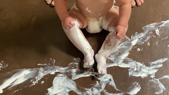 Baby Helps With Some Surprise Home Improvements