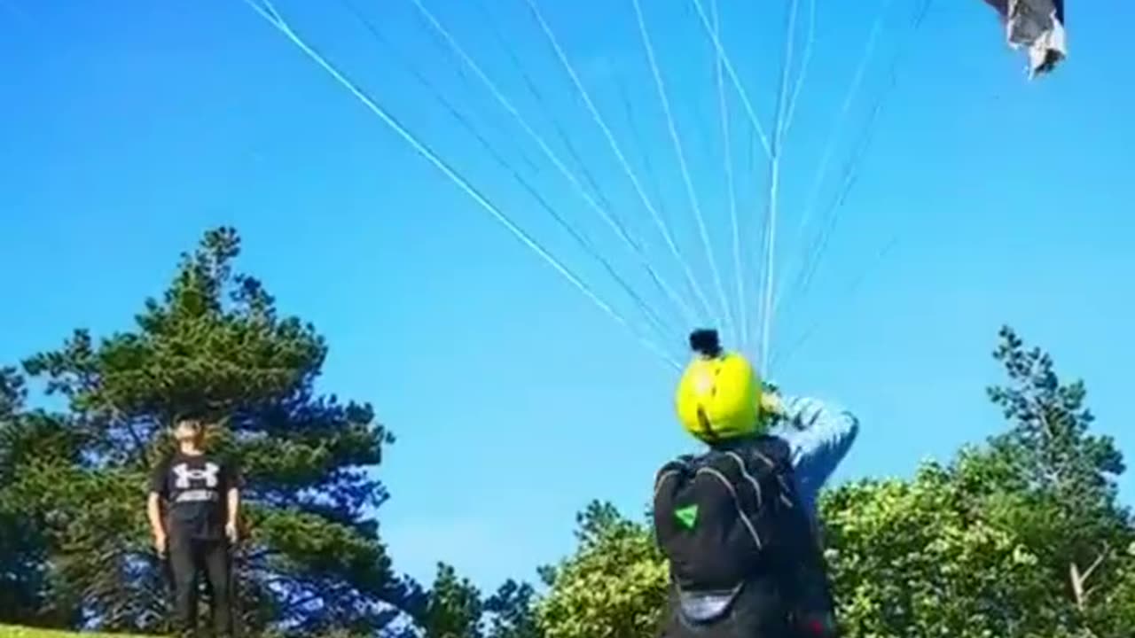 Skydive at hill station