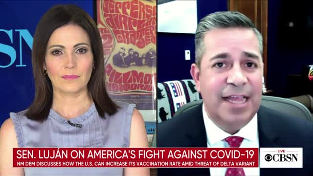 Senator Ben Ray Luján Targets Anyone Who Goes Against the States "Vaccine" Narratives