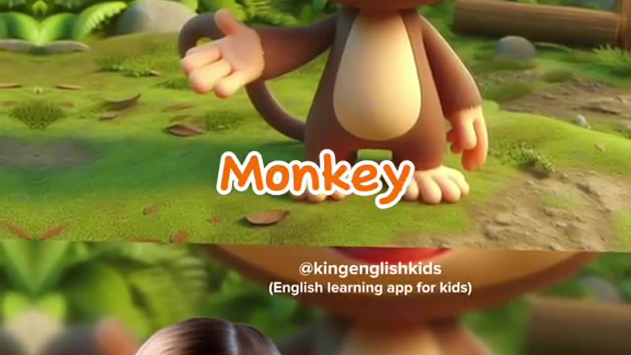 English for Kids - Animals #animals #animal #baby #babylove #babycartoon #kingenglishkids