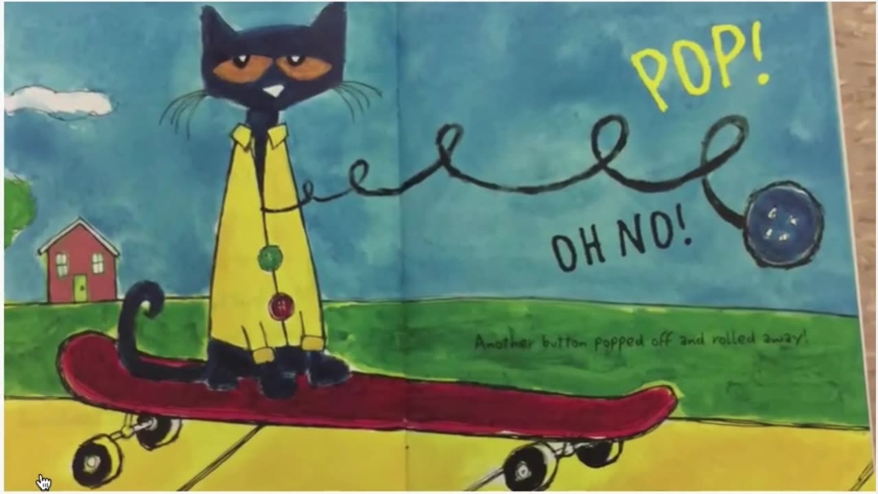 Pete the Cat and His Four Groovy Buttons by Eric Litwin, Illus. by James Dean, read by Mrs. Hawkins