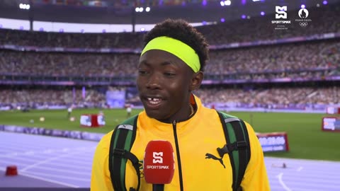 Being in the final was a blessing," said Jamaican Jaydon Hibbert in Paris 2024.