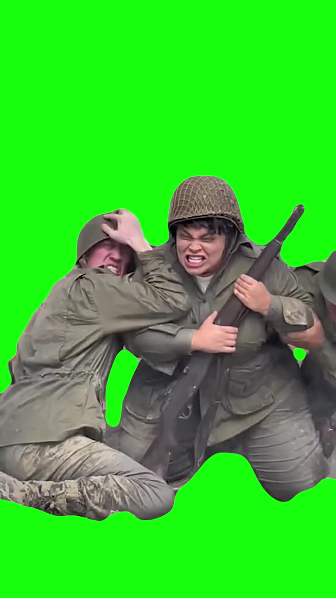 Sergeant Trisha Paytas Screaming No | Green Screen