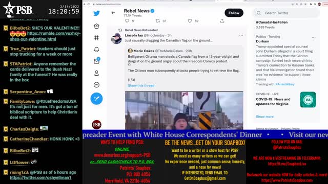 2022-02-14 17:00 EST - Freedom Rings: with Pamphlet Anon