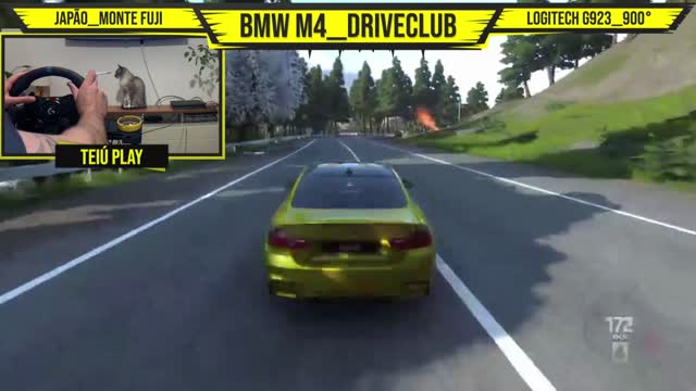 Logitech g923 900° PS4 __ BMW M4 Gameplay - DRIVECLUB | Teiú Play #02 Logitech g923 PS4 DriveClub