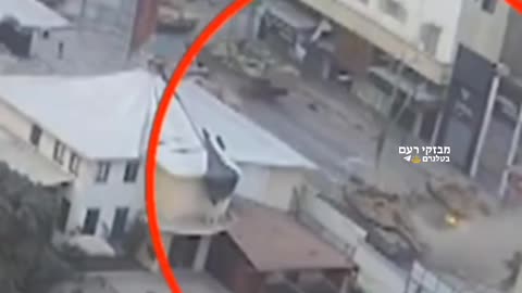 TV channel "Al-Jazeera" showed a video of damage to the tank Merkava 4