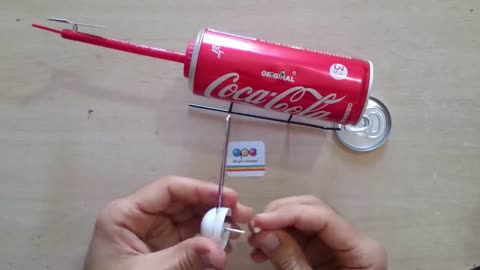 How to make helicopter with coke can.