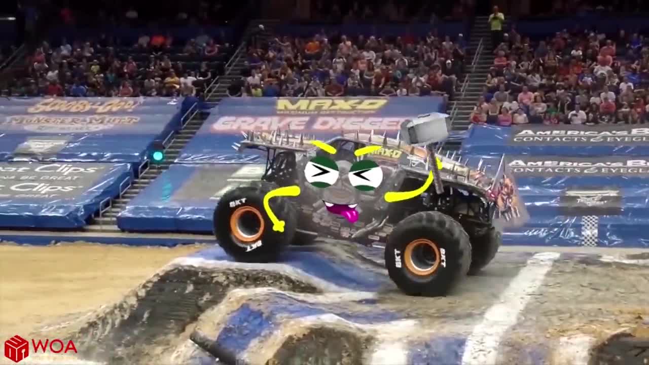 Crazy Monster trucks