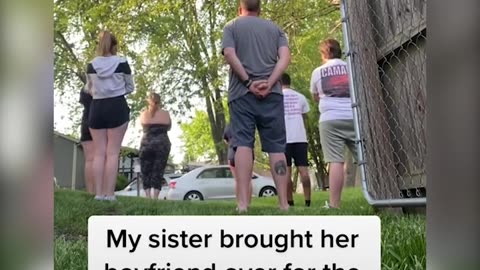 Hilarious viral video shows family meeting boyfriend for first time