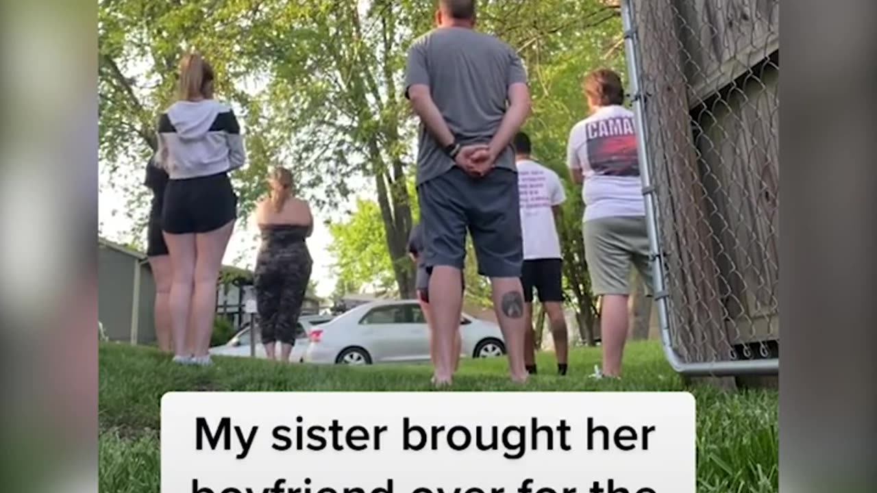 Hilarious viral video shows family meeting boyfriend for first time