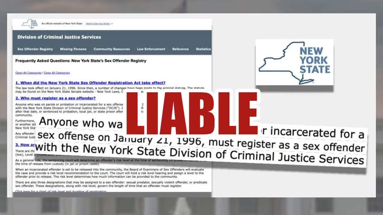 Fact Check: White House Will NOT Be On Sex Offender Registry -- Abuse Verdict Civil, Not Criminal