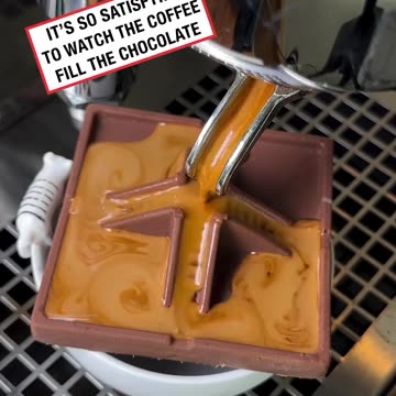 Chocolate Maze Latte Art ☕️