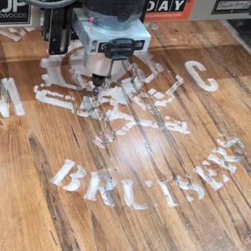 Local Motorcycle Club Sign in the works #woodworking #viral #motorcycle #harleydavidson