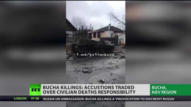 Mutual accusations fly over Bucha killings RT