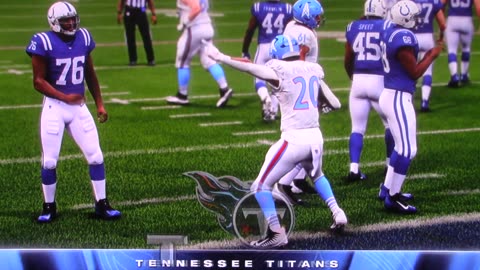 Madden: Indianapolis Colts vs Tennessee Titans