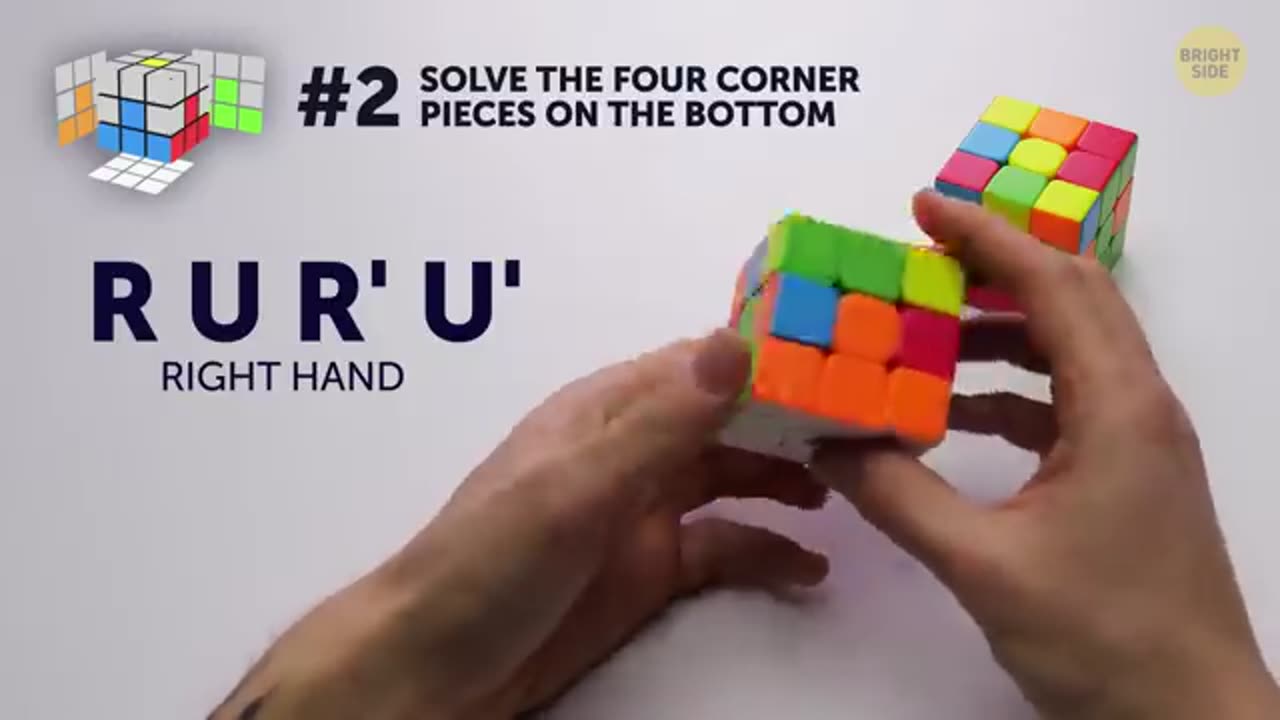 Tricks to solve rubik