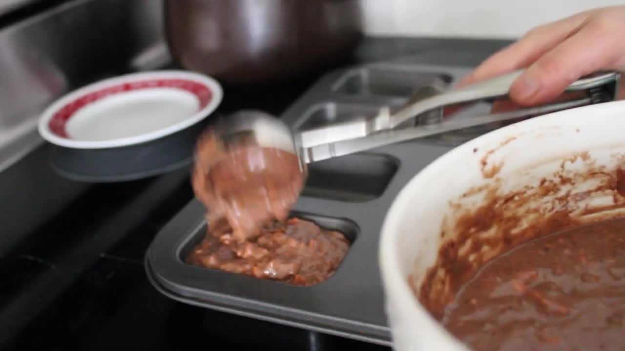 Chocolate carrot cream cheese muffins Fluffy Tasty Easy Quick