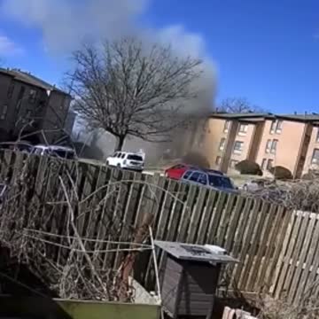 Massive Explosion in Maryland Apartment Caught on Camera