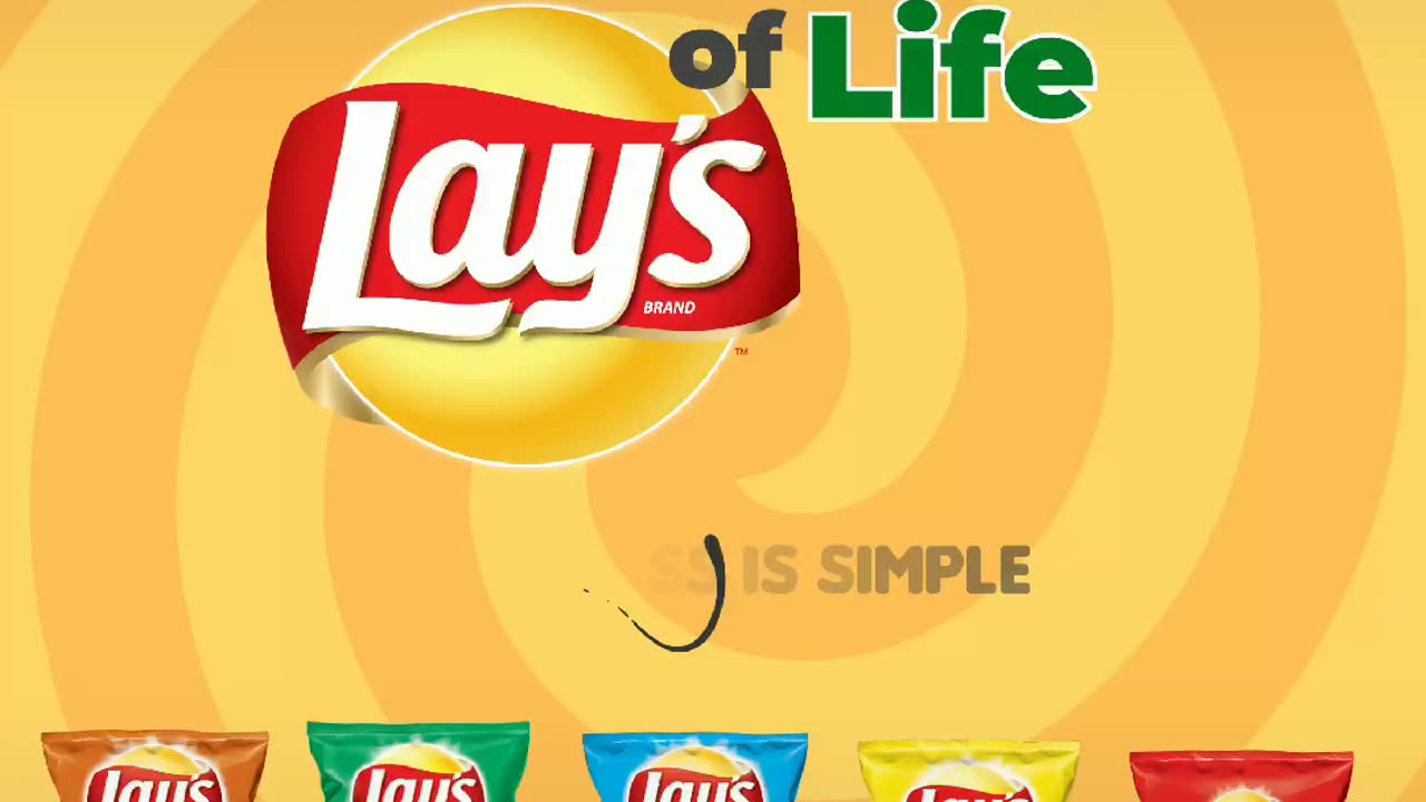 Motion design for Lay's chips