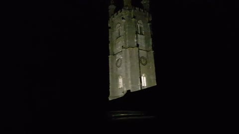 Church in Dartmoor. The bells are ringing. 1