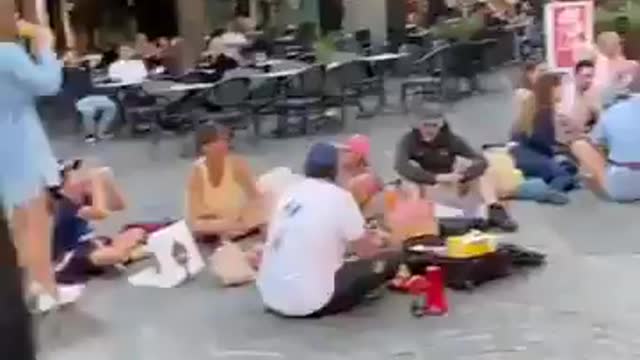 France: Empty restaurants and people having picnics in the street because of the vaccine passports!