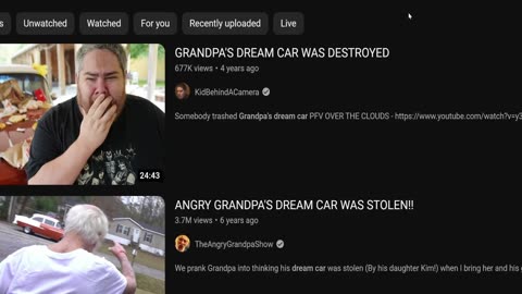 Angry Grandpa's Car Gets Destroyed