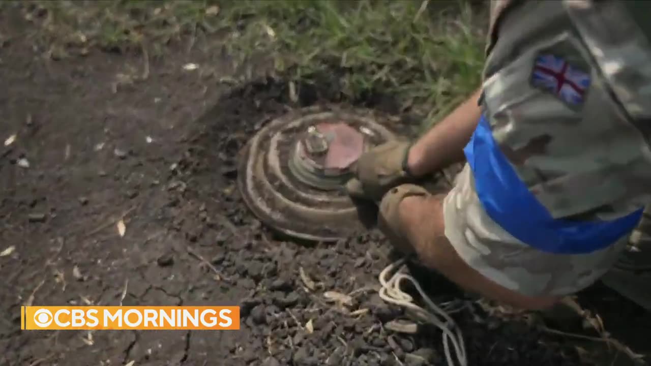 Ukrainian demining troops put their lives on the line to help save others