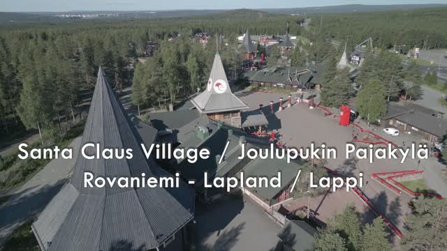 Santa Claus Village in Summer - Rovaniemi Arctic Circle Lapland Finland home of Father Christmas