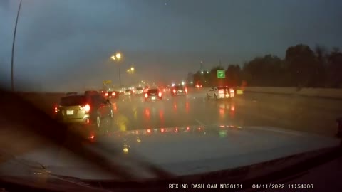 Pole Transformer Blowing Up on the Side of the Highway