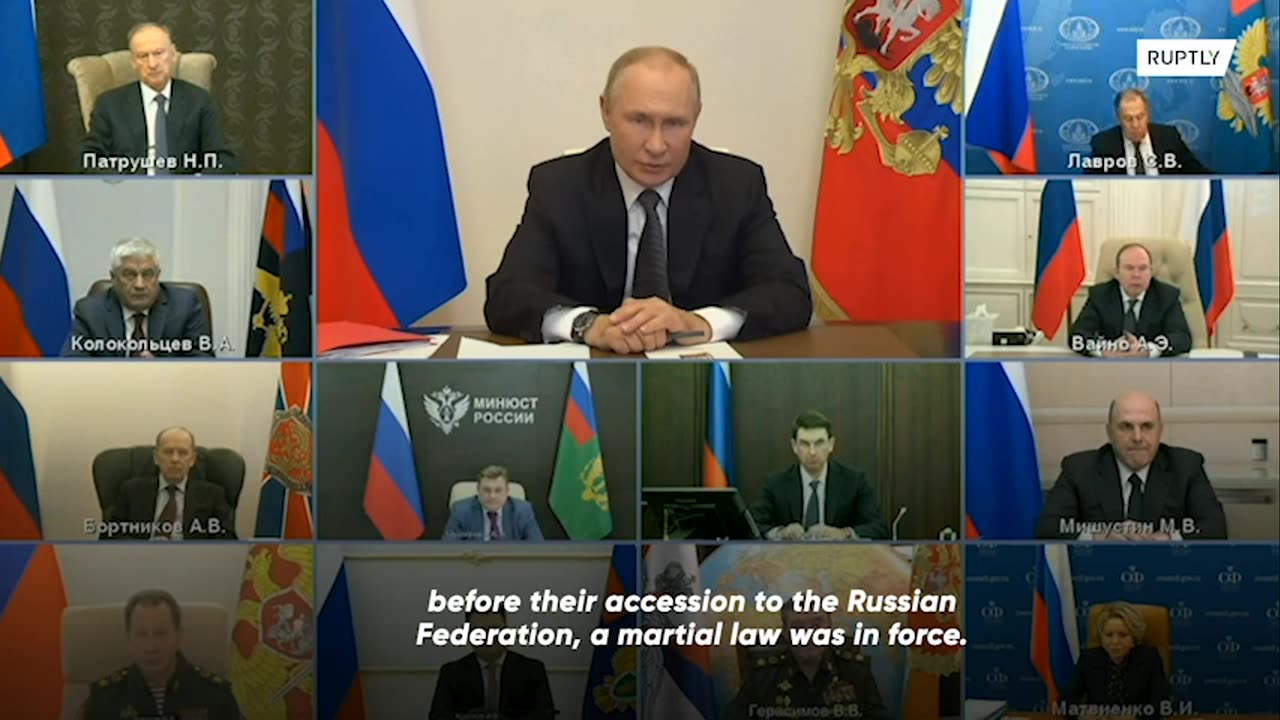 Putin declares martial law in four new subjects of Russian Federation