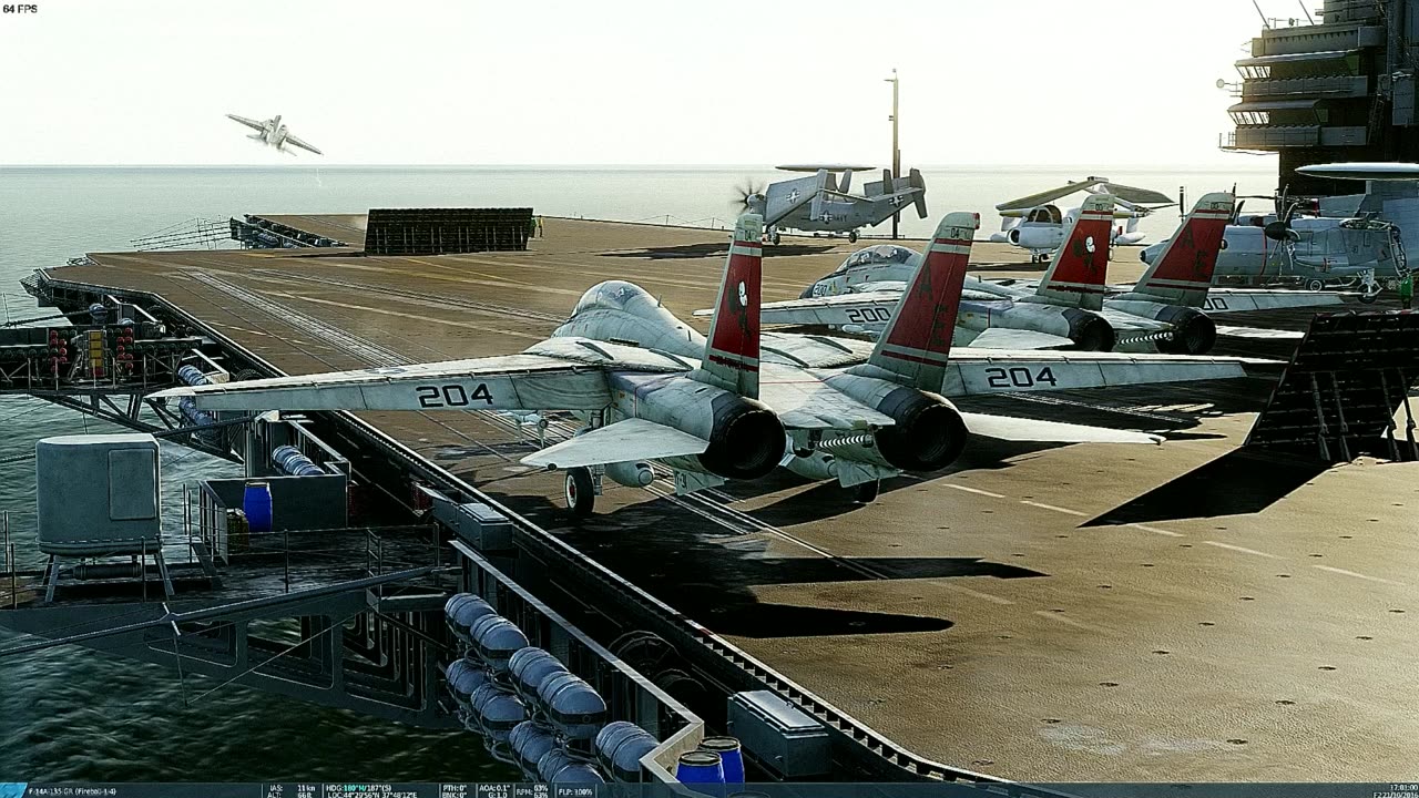 DCS Custom Mission Testing: Carrier Ops: Cinematic Tests