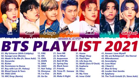 BTS 2021 Playlist