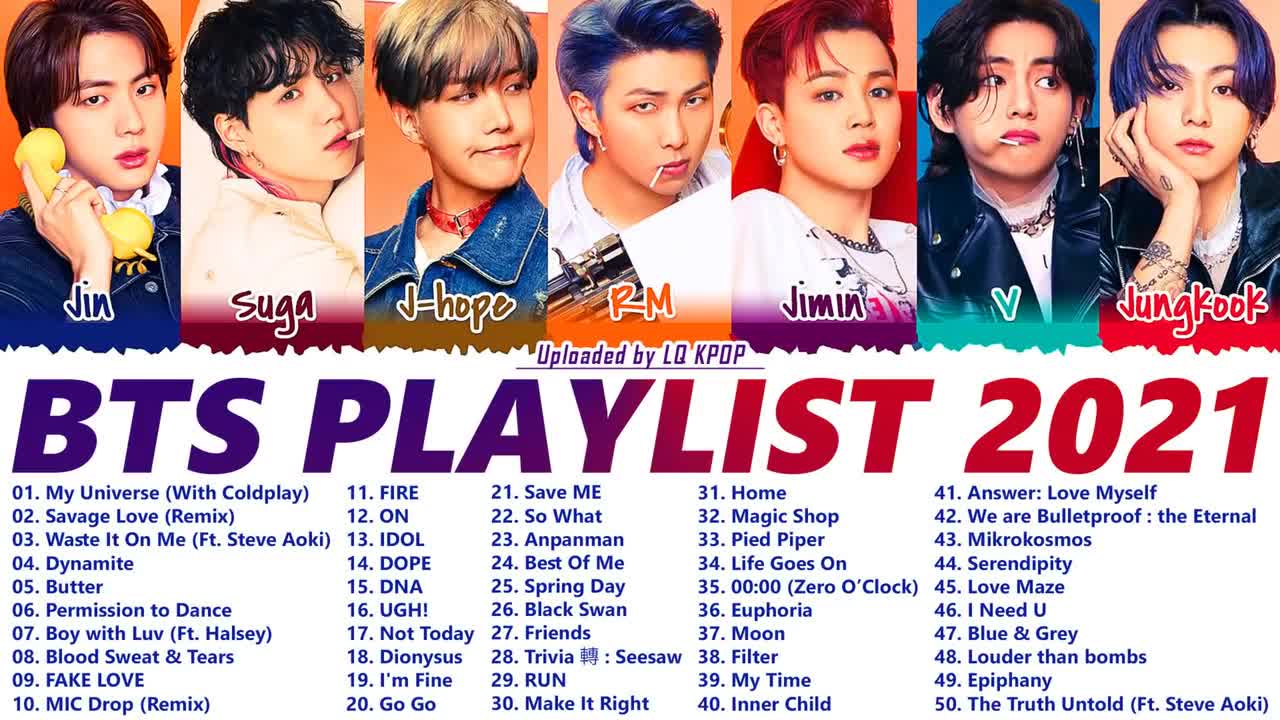 BTS 2021 Playlist