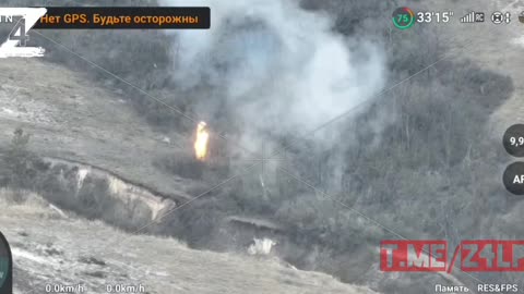 The 4th brigade of the LPR destroyed a Ukrainian 120 mm mortar along with ammunition