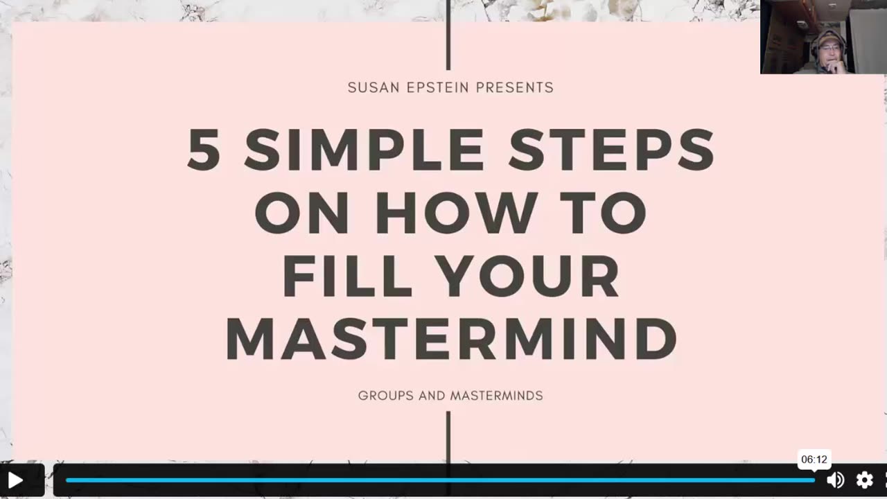 Coaching and Masterminds - Professional Groups - Susan Epstein -10-29-24