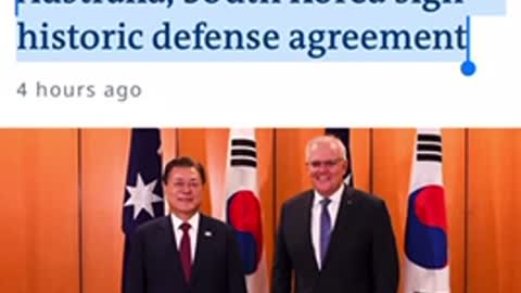 South Korea and Australia 🇦🇺 sign historical defense deal.