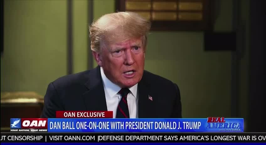 [8.30.21] President Trump Full Interview with Dan Ball on OAN