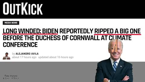 ▶ EXTRAIT-RQ + LIENS parus (21 nov 2021) : Joe Biden's flatulence...