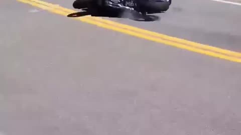 SUPERBIKE ACCIDENT