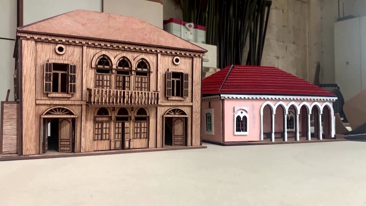 Miniature house puzzles a reminder of Lebanon's past