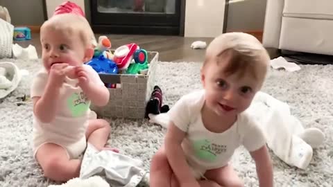 Funny Twins Babies Fighting Everyday