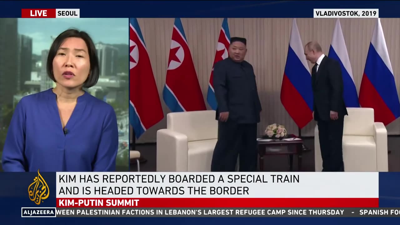 North Korean Leader Kim Jong Un has reportedly left for Russia to meet Russian President Putin