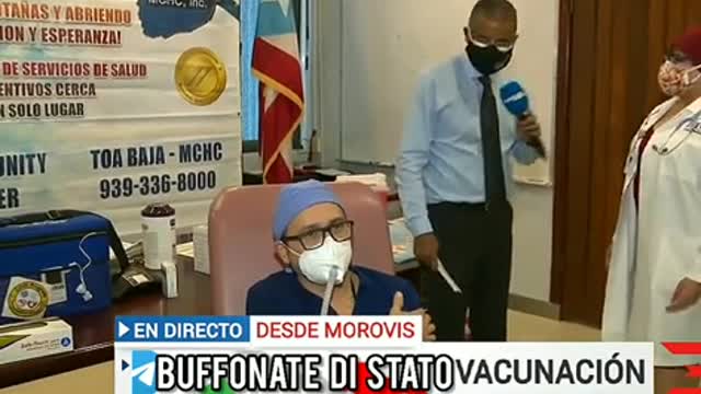 Vaccinazione di un medico