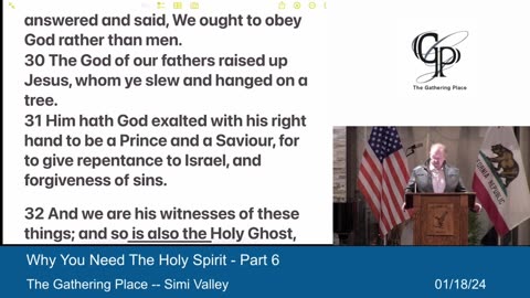 Why You Need The Holy Spirit - Part 6