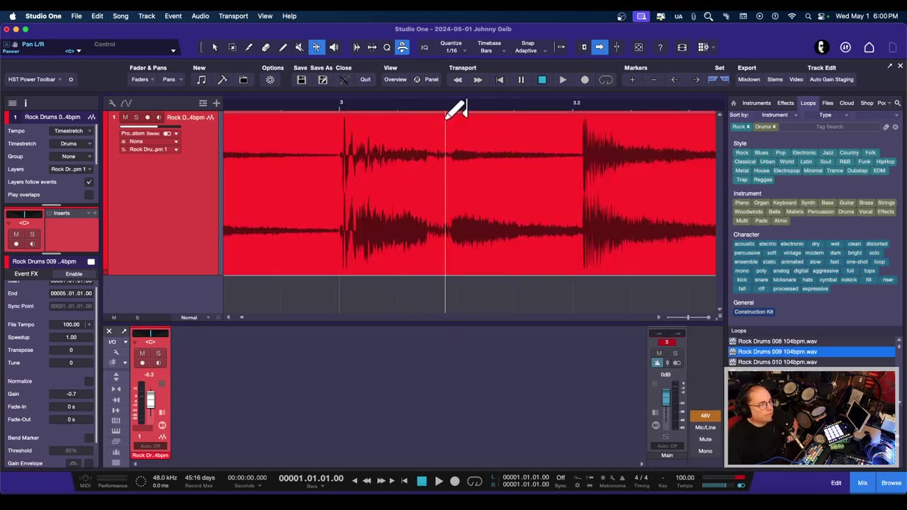 The AUDIO BEND Tool in Studio One - Presonus Studio One - Home Studio Trainer Show