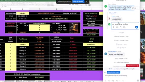 We Are Satoshi Gives Qty of miner