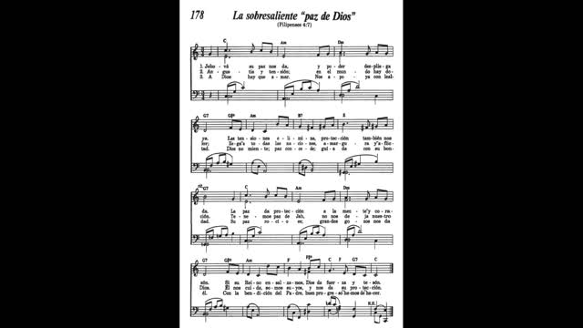 La sobresaliente paz de Dios (Canción 178 de Canten Alabanzas a Jehová)