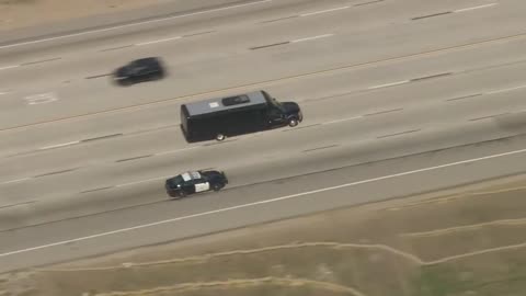 Police chase stolen party bus across Southern California