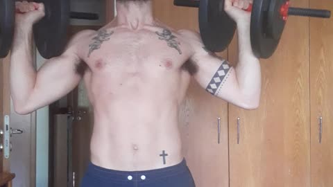 Overhead Press 48kg(24kg/24kg) - 105.8lbs(52.9lbs/52.9lbs)