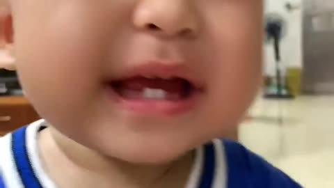Cute baby eating fire,viral trending